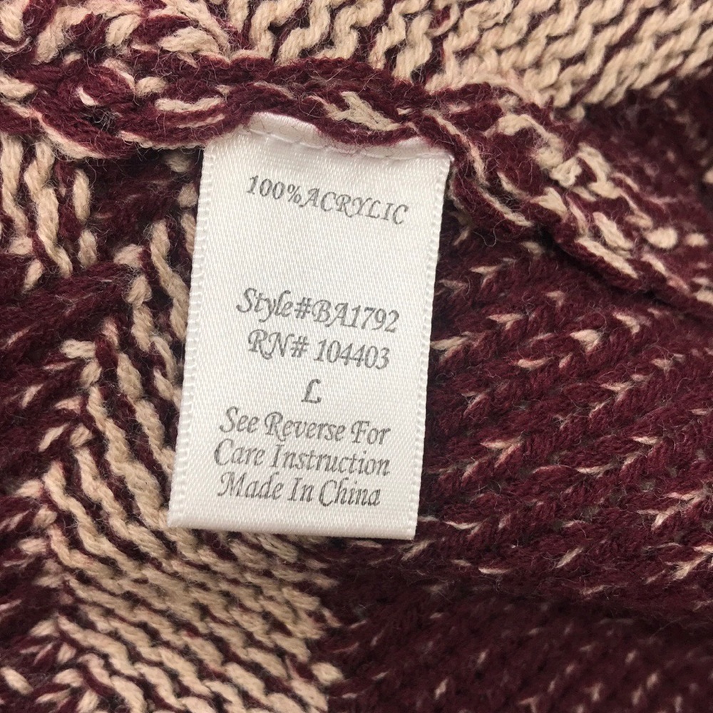 Blu Pepper Aztec Dolman Open Cardigan - Picture 8 of 8